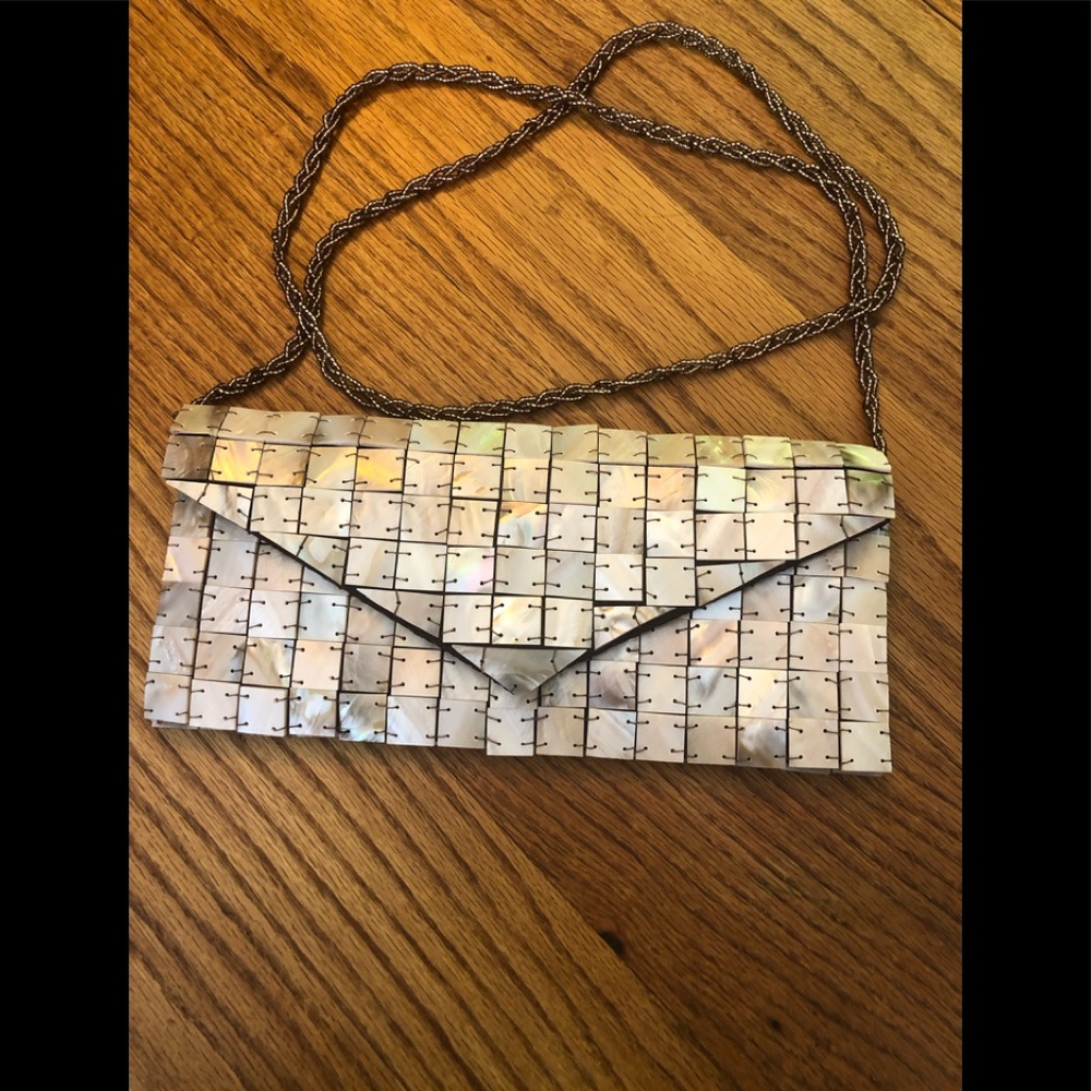Unique Shell Cocktail Clutch Purse